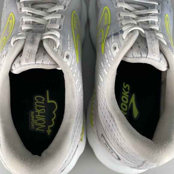 Brooks Glycerin GTS 20 Men’s 9.5 D White Green Running Shoes Athletic Sneakers main image 8